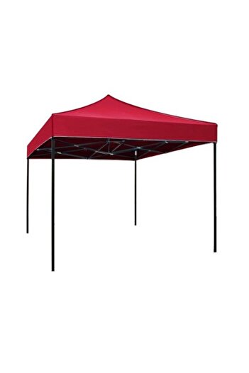 Flippy Foldable Event Tent, Metal Frame for Yard and Garden, 2x3 m, Red,