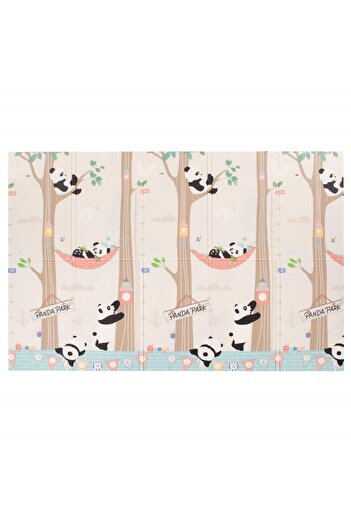 Flippy Children's Mat Flippy, double-sided Panda/Party, waterproof, anti-slip, foldable, 180x200x1cm