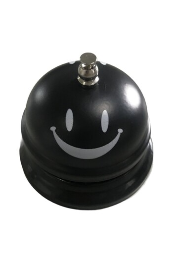 Flippy Multifunctional Metal Bell, Flippy, Black, 7.5x7.5x6.5 cm, Reception, Restaurant, Cafes