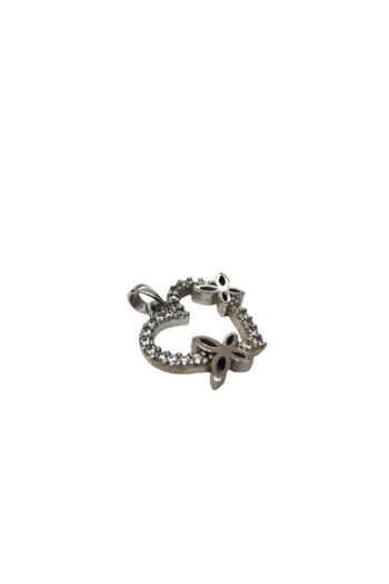 Jolie Silver Silver Pendant Heart with Butterflies
