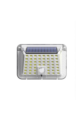 Flippy Solar Wall Lamp, 90 SMD LEDs, Motion Sensor, IP65, 1200mAh, ABS, Cool White Light, White