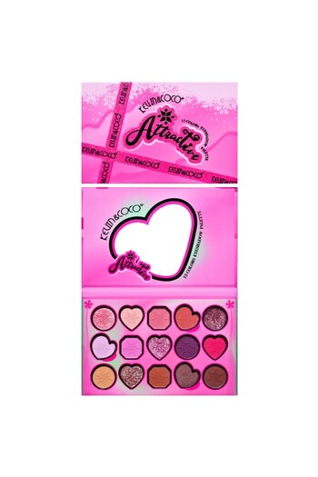 Teo Makeup Palette, KEVIN & COCO, Attractive, Eyeshadows, 15 Colors, Model A, 16.5x10.8x1.5 cm
