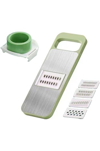 Teo 7-Piece Multifunctional Set, for Cutting and Shredding Vegetables, Household Use, Stainless Steel