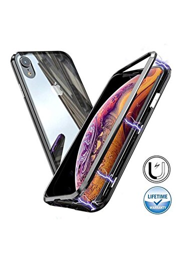 Bibilel Magnetic 360 Protective Case for Apple iPhone 7 Plus, Black