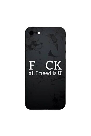 Flippy Apple iPhone 8 Case Multicolor Message Fcuk
