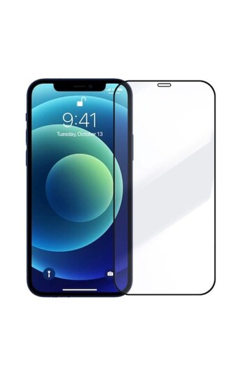 Flippy ® Tempered Glass Film compatible with Oppo A72 Full Glue Black