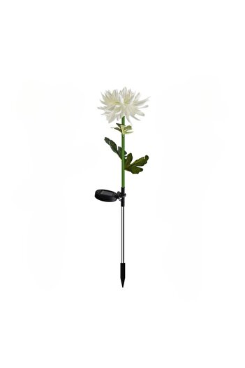 Flippy Lampa Solara LED tip Crizantema cu o floare pentru Gradina, Inaltime 80 cm,