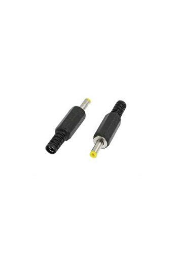 OEM DC male plug with cable protector pin 9mm 1.7x4mm