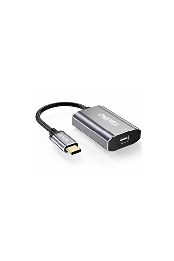 CHOETECH Adaptor USB type C tata - Mini DisplayPort mama PD 60W 4K 60Hz 0.2m gri HUB-M06