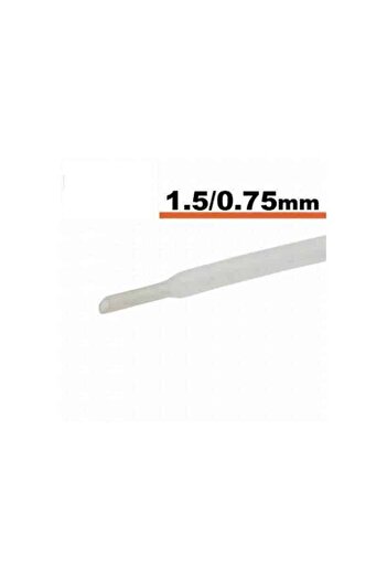 OEM Transparent heat shrink tube 1.5mm/ 0.75mm 0.5m