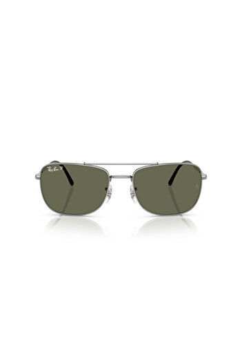 Ray-Ban Ray Ban Unisex Rectangle Sunglasses- Rb 3755 - Lense Size:62mm - Gunmetal
