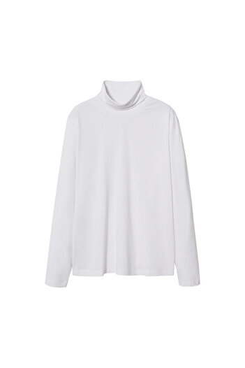 MANGO White Men's T-Shirt 47001044