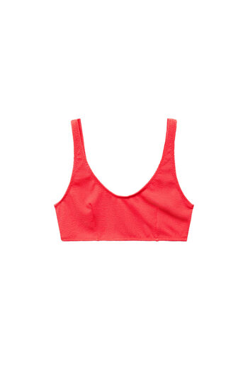 MANGO Red Women's Bustier 67006748