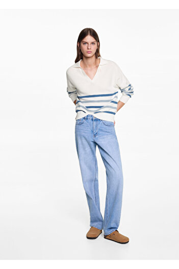 MANGO Off-White Girl's Sweater 77064039