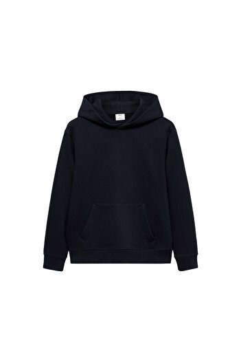 MANGO Ανδρικό φούτερ Navy Blue 87050600
