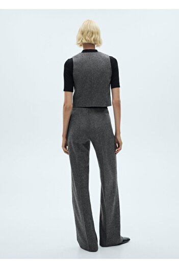 MANGO Woman Black Women's Vest 77087720