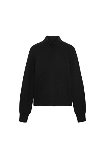 MANGO Black Women's Sweater 77058276