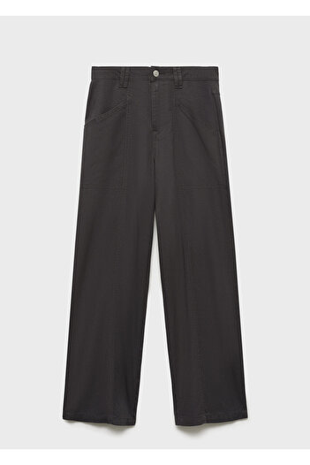 MANGO Charcoal Color Girls' Trousers 87063276