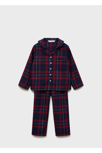 MANGO Dark Red Baby Girl Pajama Bottoms 77018271