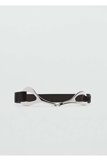MANGO Brown Women's Belt 77044064