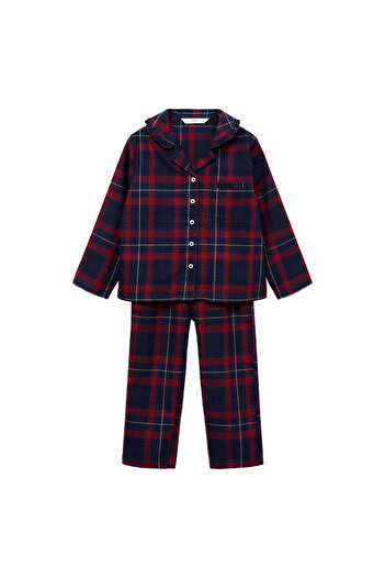 MANGO Dark Red Baby Girl Pajama Bottoms 77018271