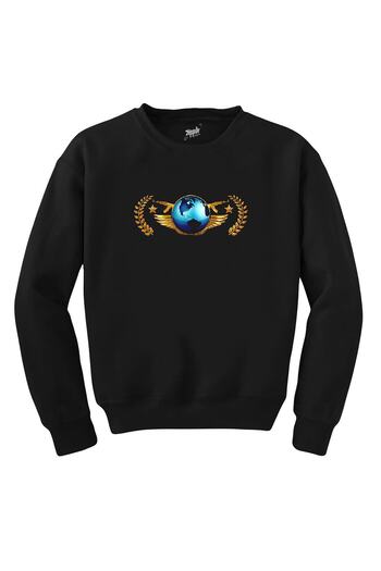 Z zepplin Unisex Cs Go I Am A Global Black Sweatshirt