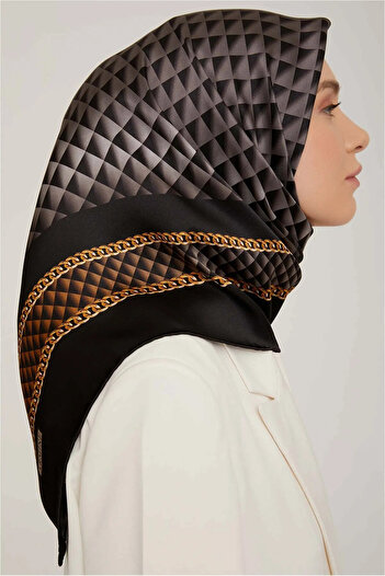 Armine Silk Scarf - (Nostalgia Sura) - 8834D-32