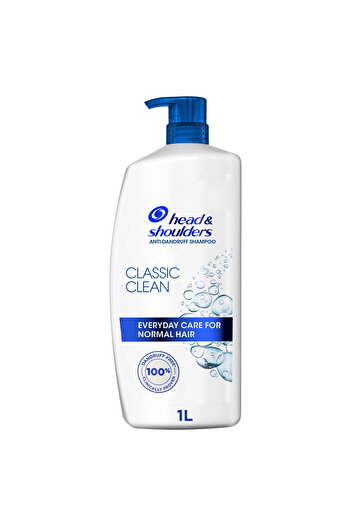Head&Shoulders Head & Shoulders Classic Clean Anti-Dandruff Shampoo for Normal Hair 1 Litre Deeply Cleans