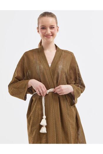 Kayra Belted Lace Wear-out Khaki