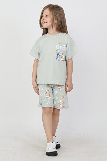 e-çocuk Bluey Dog Girl's 2-Piece Set 4874