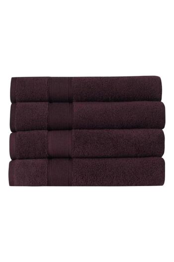 HOME ESSENTIALS Набір з 4 рушників, 100% бавовна, рушник для гостей, преміум-клас, 600 г/м², найвища м'якість, дуже швидке висихання