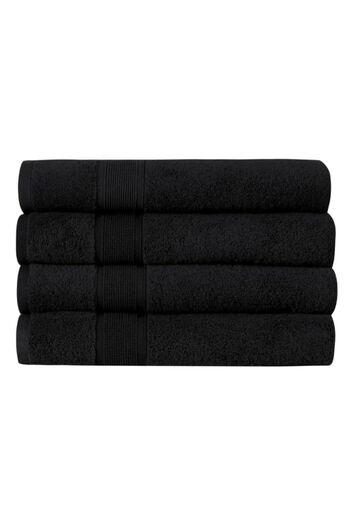 HOME ESSENTIALS Набір з 4 рушників, 100% бавовна, рушник для гостей, преміум-клас, 600 г/м², найвища м'якість, дуже швидке висихання