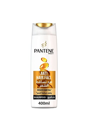 Pantene Pro-V Anti-Hair Fall Shampoo 400 ml Strengthens Hair & Reduces Hair Fall Caused by Breakage