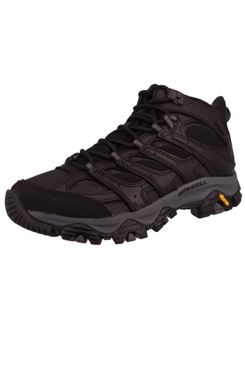 Merrell Herren Stiefel Stiefel Wanderschuhe Winterschuhe Moab 3 Thermo Mid WP J036577 Schwarz Black Leder