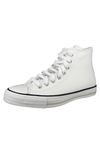 Converse Herren High Sneaker Chuck Taylor All Star 170861c Weiß White Red Bark String Leder