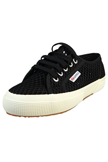 Superga Damen Low Sneaker 2750 Mesh S2135gw Schwarz 005 Black Textil