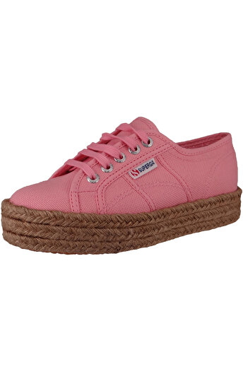 Superga Damen Low Sneaker 2730 Rope Low Top S00cf20 Rosa H54 Pink Leinen