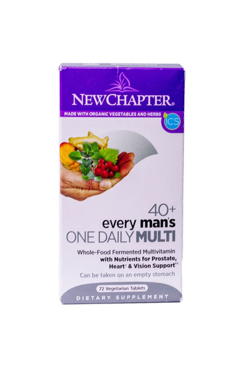 New Chapter Every Man's One Daily 40 Multivitamin (72 TABLETS)