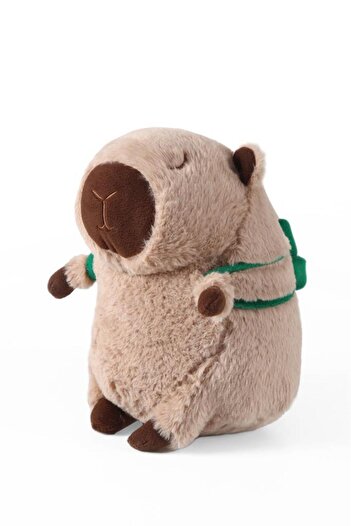 Schulzz 33 cm Cute Capybara Turtle Sitting Backpack Plush Toy