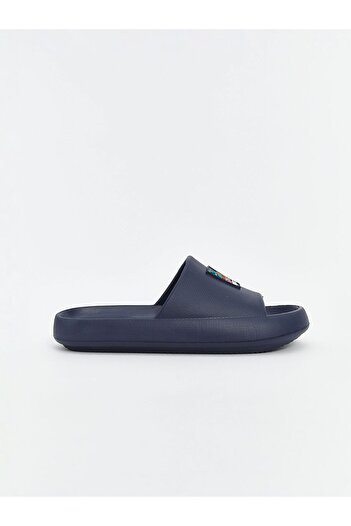LC Waikiki Single Striped Text Printed Men's Slippers