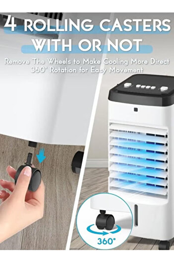 Cady One Desert cooler and air conditioner with a large 4-liter water tank and 60 watts of power
