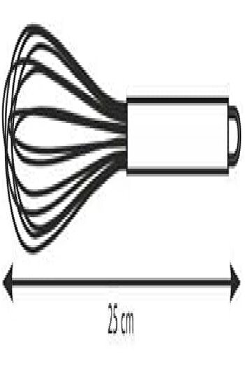 TESCOMA Tescoma Delicia Egg Whisk, 25 cm – Durable Stainless Steel Whisk for Mixing & Beating