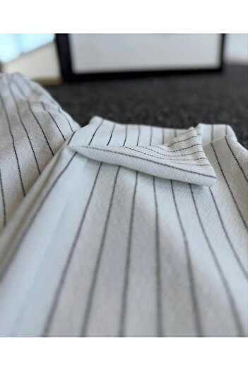 Risil-Nu Company New Season Premium Crepe υφασμάτινο παντελόνι Unisex με λεπτομέρεια