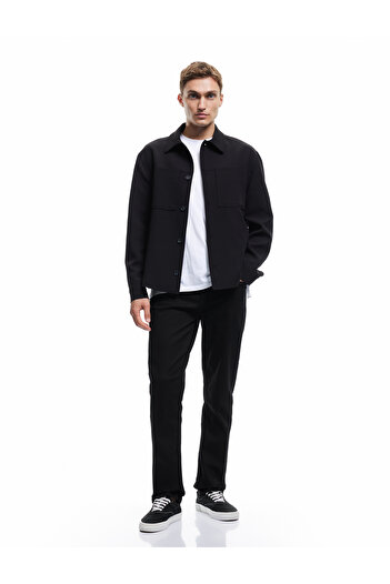 Koton Jeans mit gerader Passform und Knopfdetail – Mark Jean