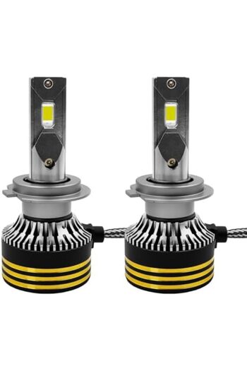 Golden camel M8 Pro Led Headlight Bulbs H7 - 120w, 30000lm, 6500k Cool White, Ip65 Waterproof (2 PCS)