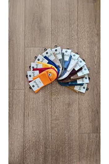 Aytuğ Aytuğ Men's Summer Season 12 Pairs Cotton-Cotton (Multi-Color) Konç Socks - 11103-12