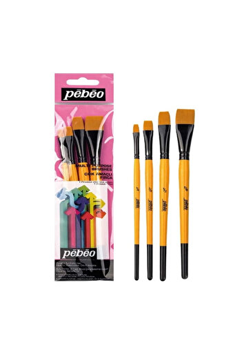 Pebeo Brush Set Set of 4 10