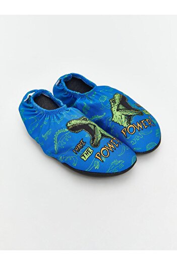 LC Waikiki Slip Stop Dinosaur Printed Boys' Sea Shoes (S5)