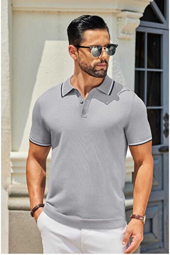 youknitwear you Maicon Polo Neck Knitwear T-shirt