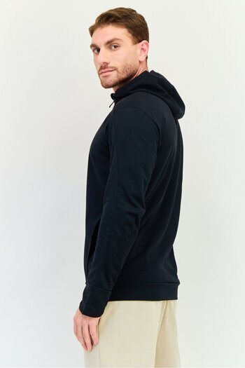 adidas Men Sportswear Fit Long Sleeve Training Sweatshirts, Black